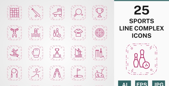 Набор иконок на тему sports