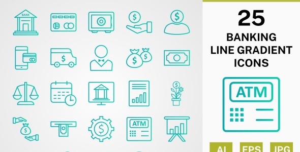 Набор иконок на тему финансы