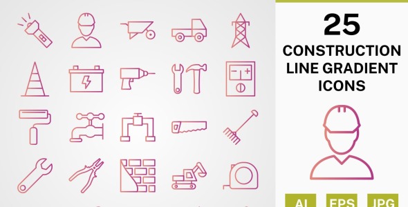 Набор иконок на тему industrial