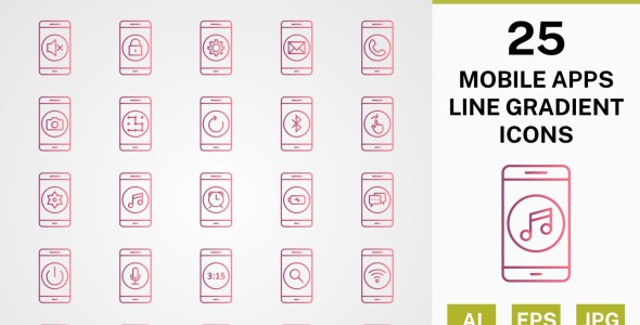 Набор иконок на тему music