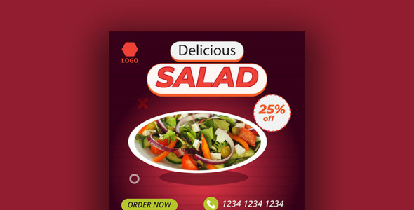 Шаблон для соцсетей на тему графика