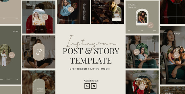 Шаблон для соцсетей на тему графика