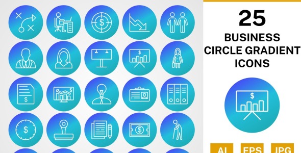 Набор иконок на тему business