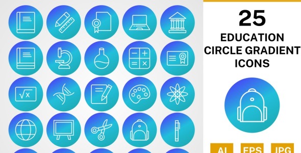 Набор иконок на тему science