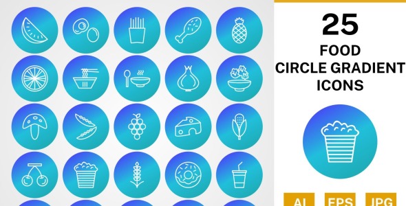 Набор иконок на тему food