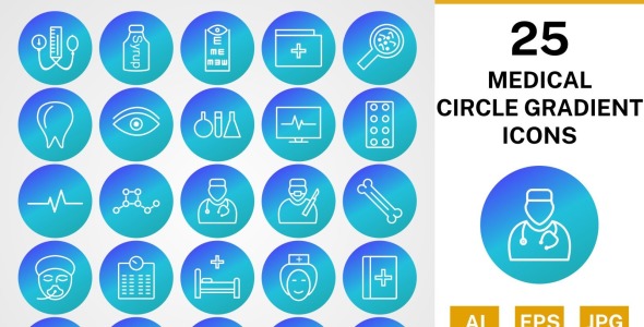 Набор иконок на тему medical