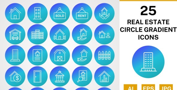 Набор иконок на тему city