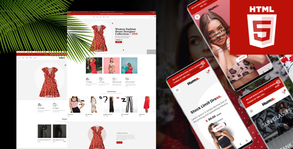 Bootstrap 4 ecommerce HTML5 Website Template