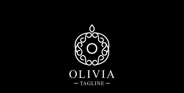 Шаблон логотипа на тему графика