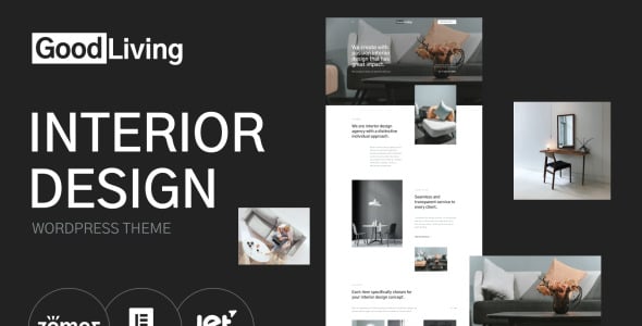 дизайн интерьера wordpress тема