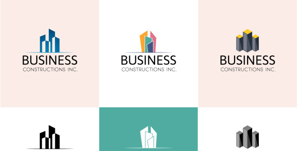 Шаблон логотипа на тему графика