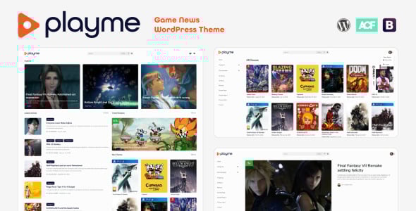 новости видеоигр тема wordpress