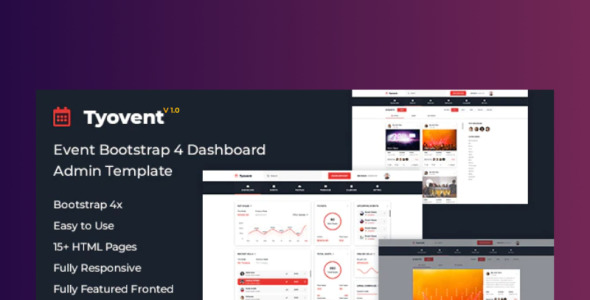 Event Management Dashboard Admin Template