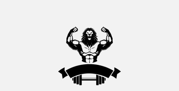 Шаблон логотипа на тему графика