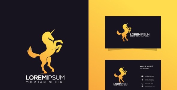 Шаблон логотипа на тему графика