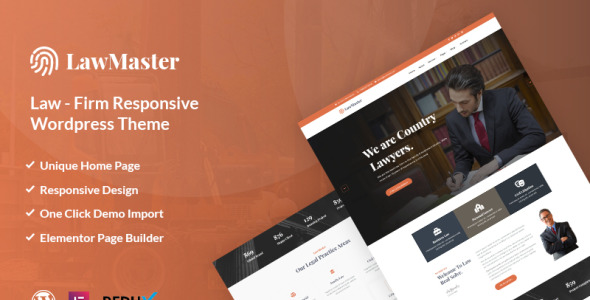 юрист, адвокат и адвокатская контора wordpress тема