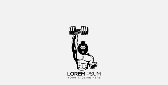 Шаблон логотипа на тему графика