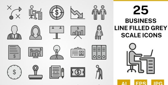 Набор иконок на тему business