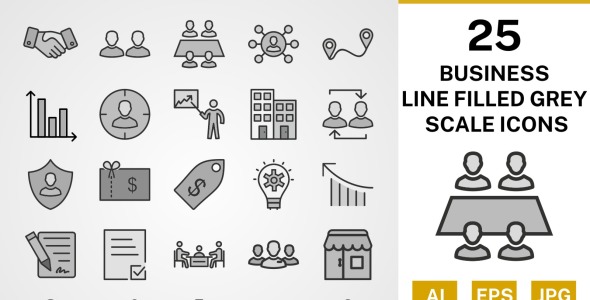 Набор иконок на тему business