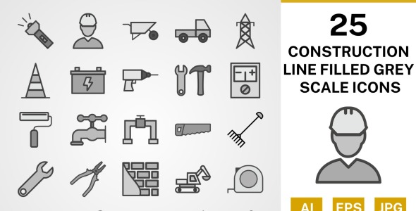 Набор иконок на тему industrial