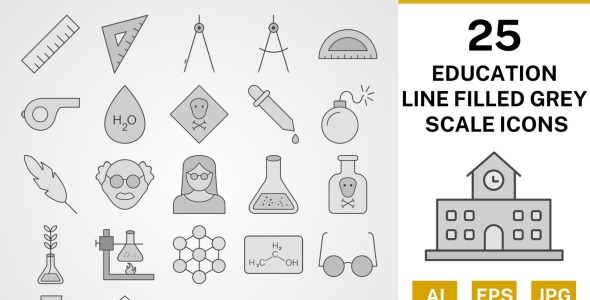 Набор иконок на тему science