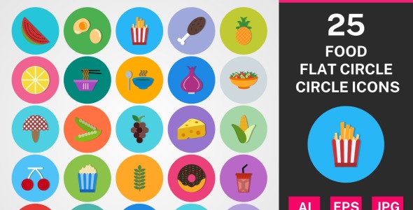 Набор иконок на тему food