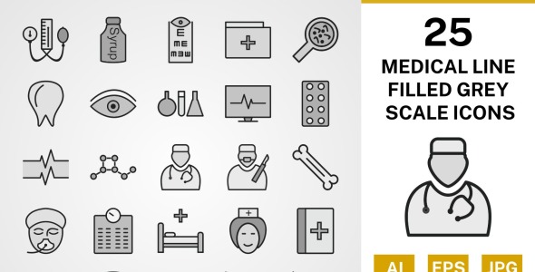 Набор иконок на тему medical