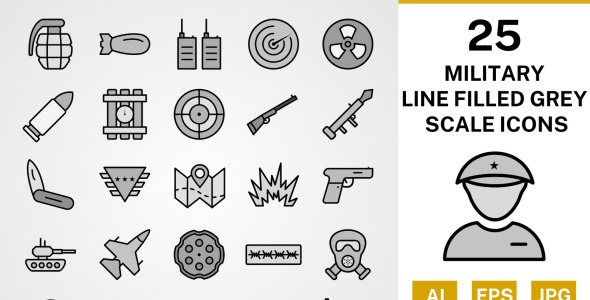 Набор иконок на тему military