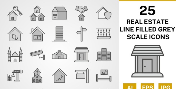 Набор иконок на тему city