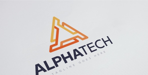 Шаблон логотипа на тему графика