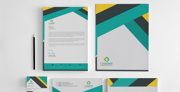 Фирменный стиль на тему графика