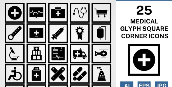 Набор иконок на тему medical