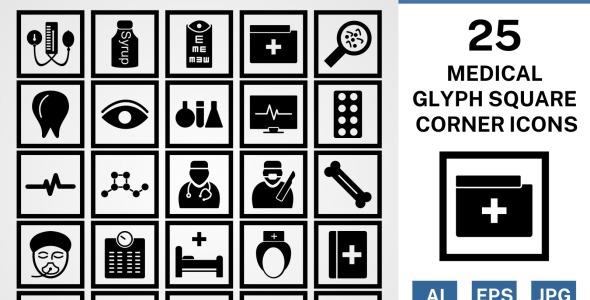 Набор иконок на тему medical