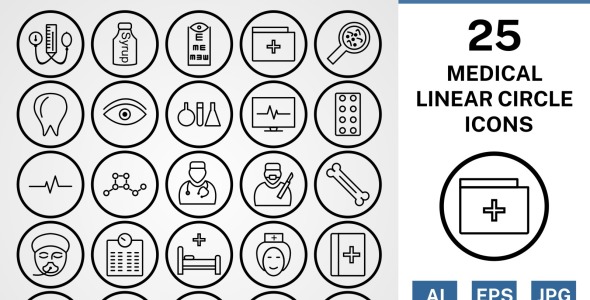 Набор иконок на тему medical