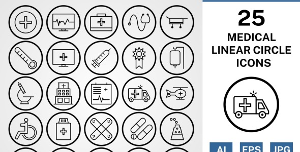 Набор иконок на тему medical