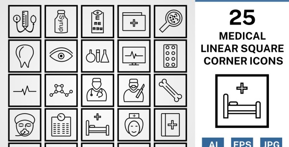 Набор иконок на тему medical