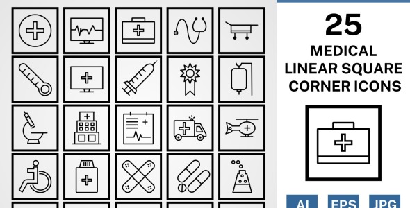 Набор иконок на тему medical