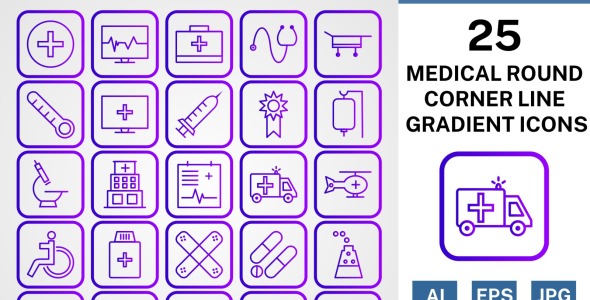 Набор иконок на тему medical