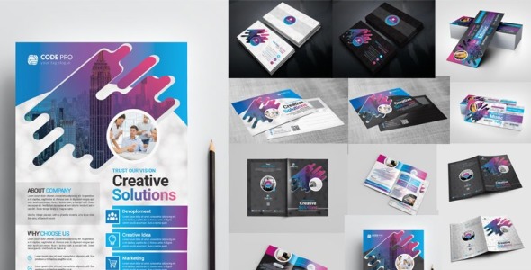 Фирменный стиль на тему графика