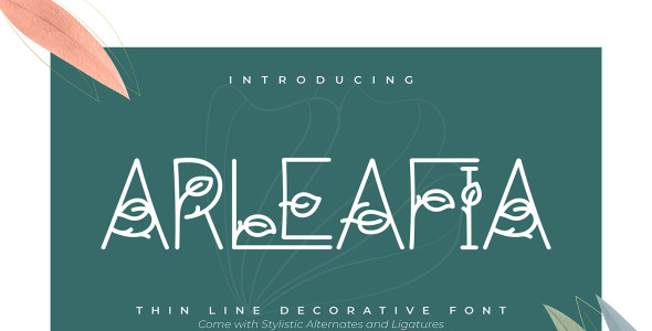 Шрифт на тему графика