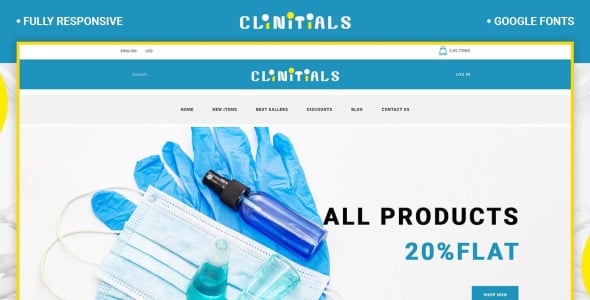 Sanitizer Store OpenCart Template