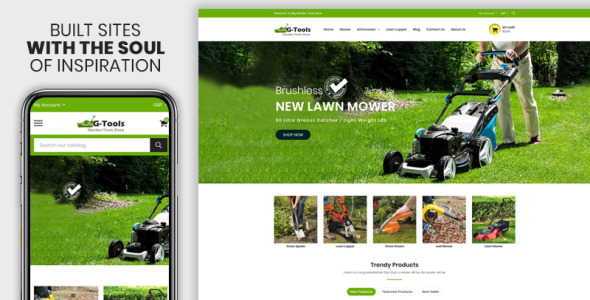 The Plant &amp; Tools Accessories Premium Shopify Theme