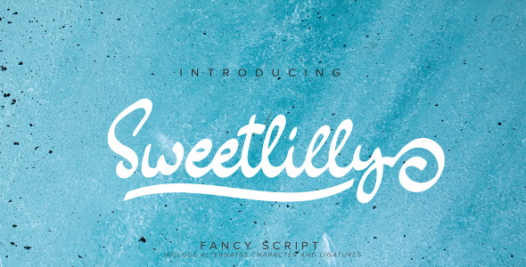 Шрифт на тему графика