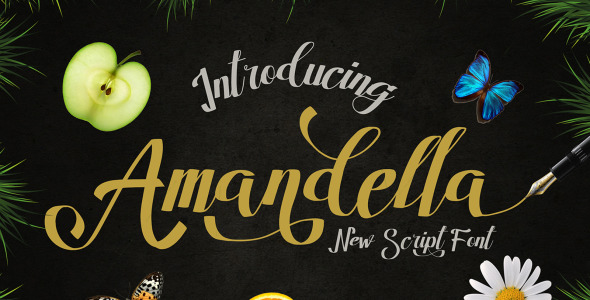 Шрифт на тему графика