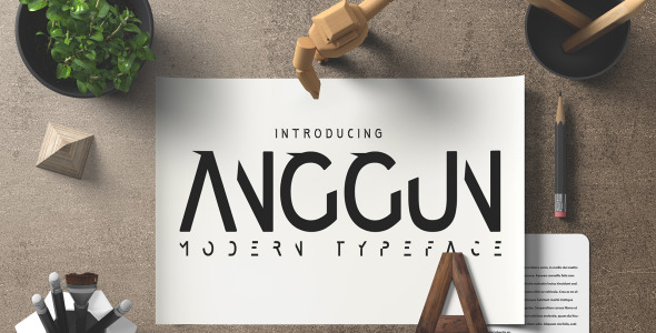 Шрифт на тему графика