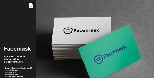 Шаблон логотипа на тему графика