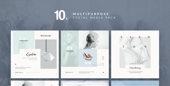 Шаблон для соцсетей на тему графика