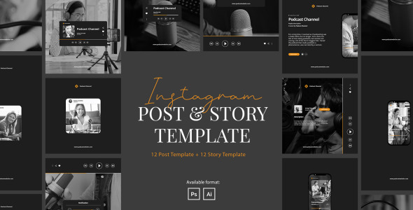 Шаблон для соцсетей на тему графика