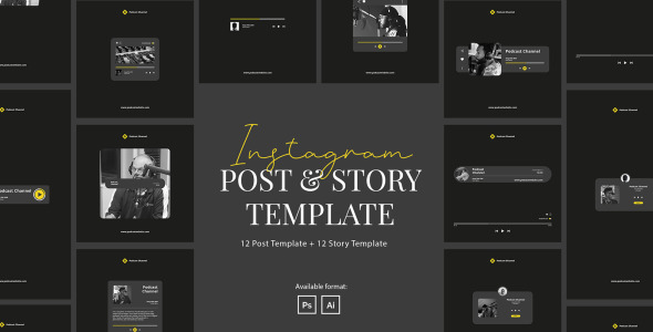 Шаблон для соцсетей на тему графика