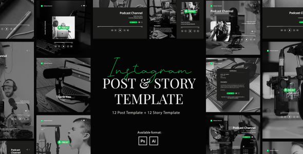 Шаблон для соцсетей на тему графика